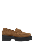 Geox Spherica EC7 Suede Chunky Loafers, Mud