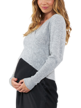 Ripe Willa Knit Maternity & Nursing Knit, Snow Marle