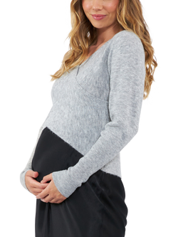 Ripe Willa Knit Maternity & Nursing Knit, Snow Marle, Snow Marle