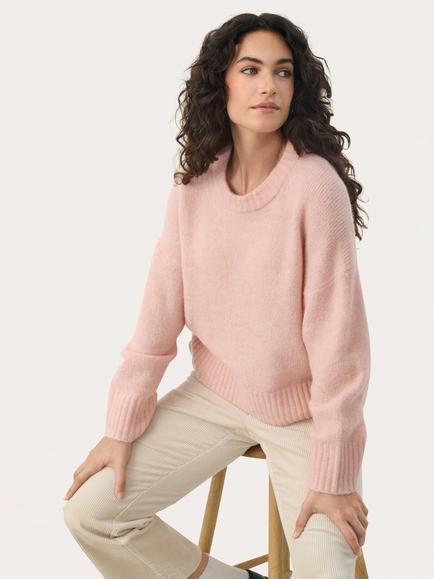 Part Two Lulya Wool Blend Jumper, Blush Pink