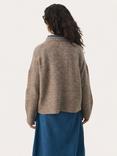 Part Two Lulya Wool Blend Jumper, Mink Melange