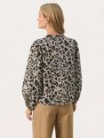 Part Two Eimy Leopard Blouse, Multi