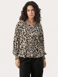 Part Two Tennie Animal Print Blouse, Multi