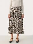 Part Two Rin Animal Print Skirt, Multi