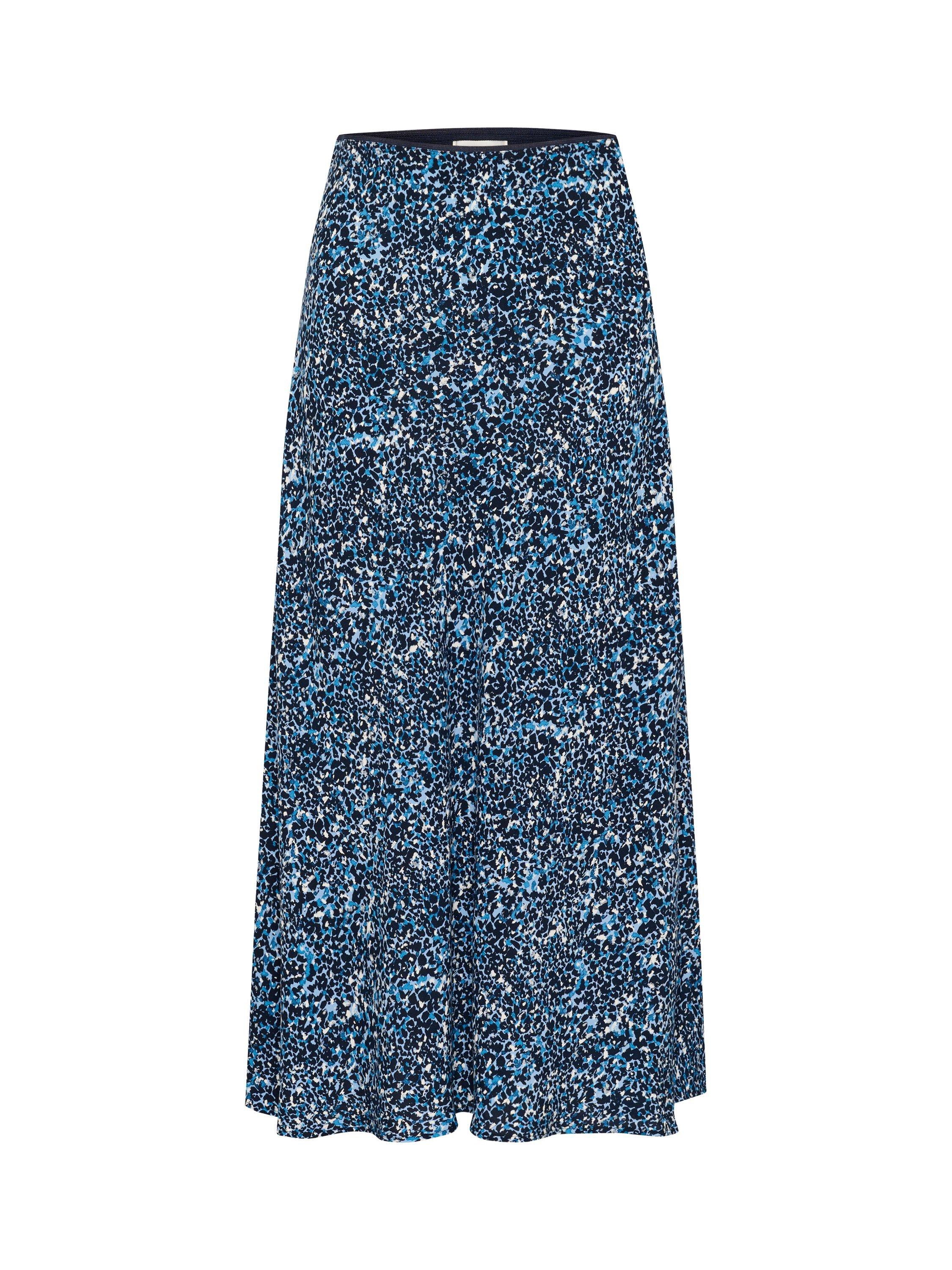 Product image 5 of 6, which shows Part Two Rin Abstract Skirt, Blue/Multi, 8