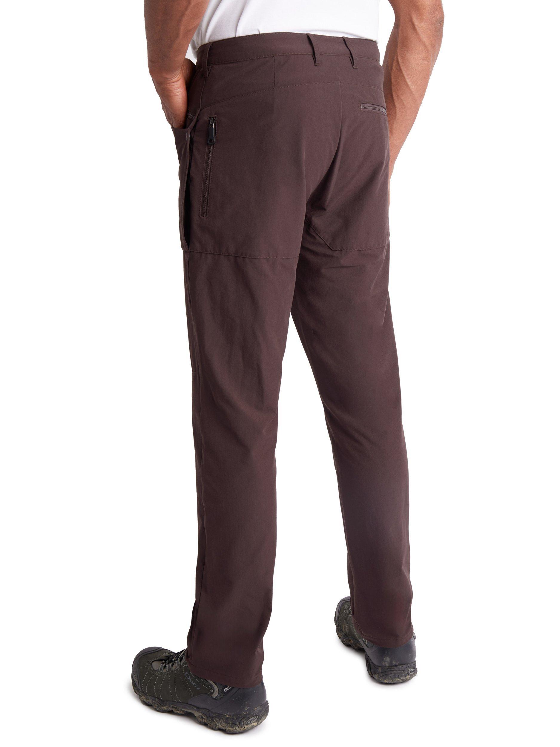Product image 2 of 6, which shows Rohan Stretch Bags Walking Trousers, Darkest Plum, 30S