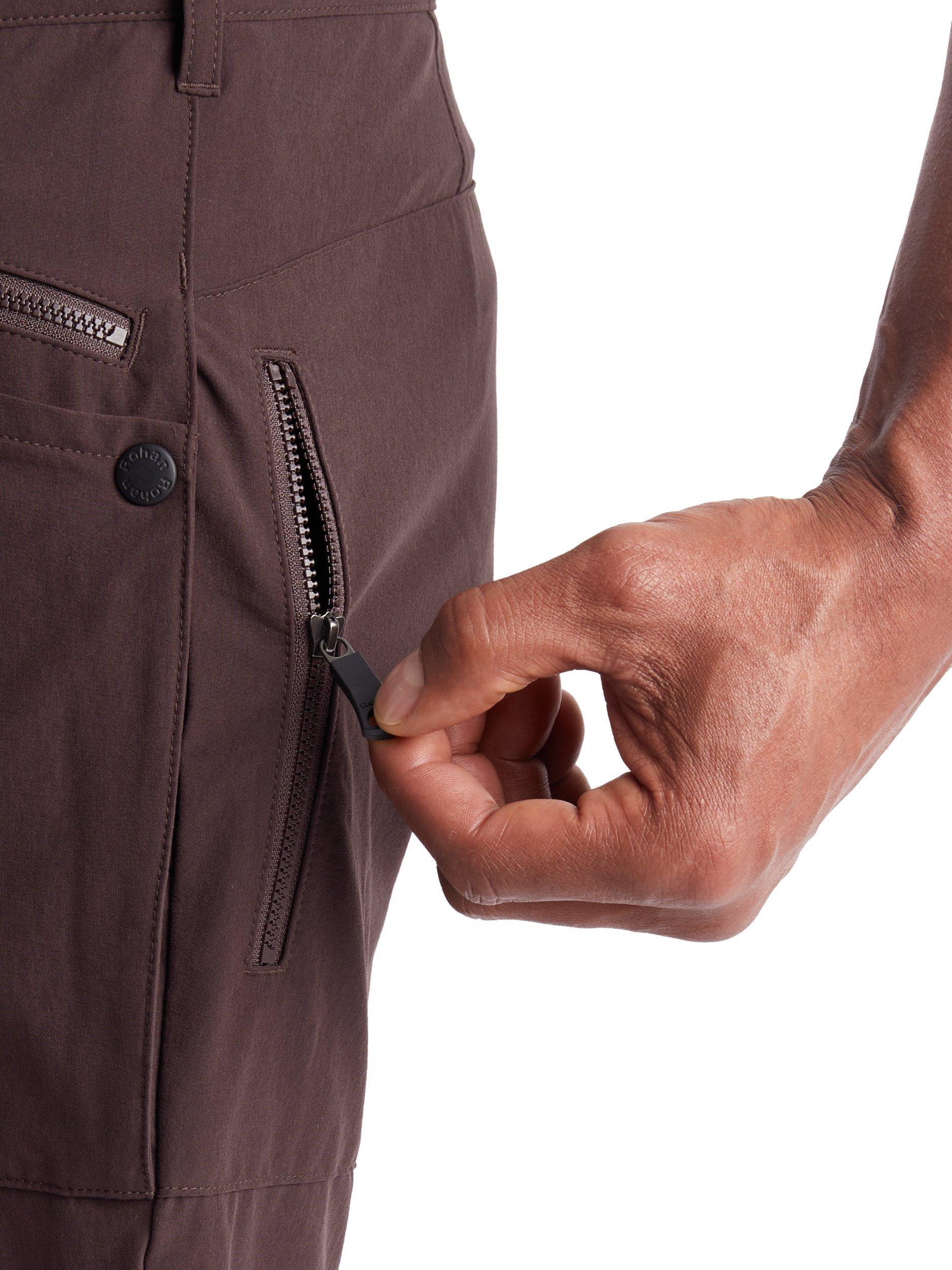Product image 5 of 6, which shows Rohan Stretch Bags Walking Trousers, Darkest Plum, 30S