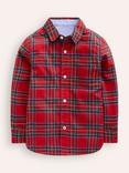 Mini Boden Kids' Check Cosy Shirt