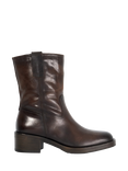 Dune London Paytyn Leather Ankle Boots, Brown
