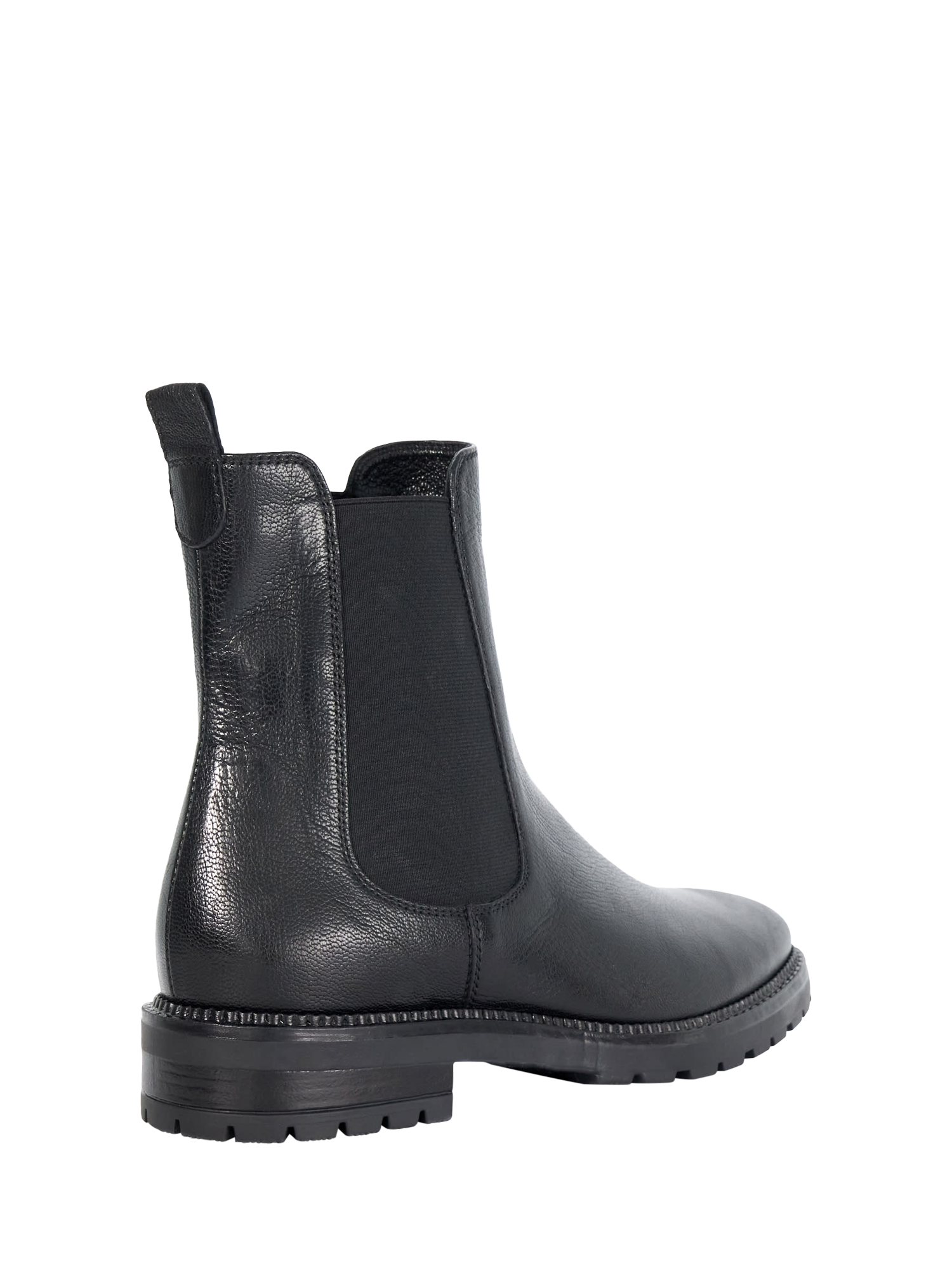 Product image 4 of 6, which shows Dune Poema Leather Chelsea Boots, Black, EU36
