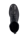 Dune London Prestonne Leather Utility Boots, Black