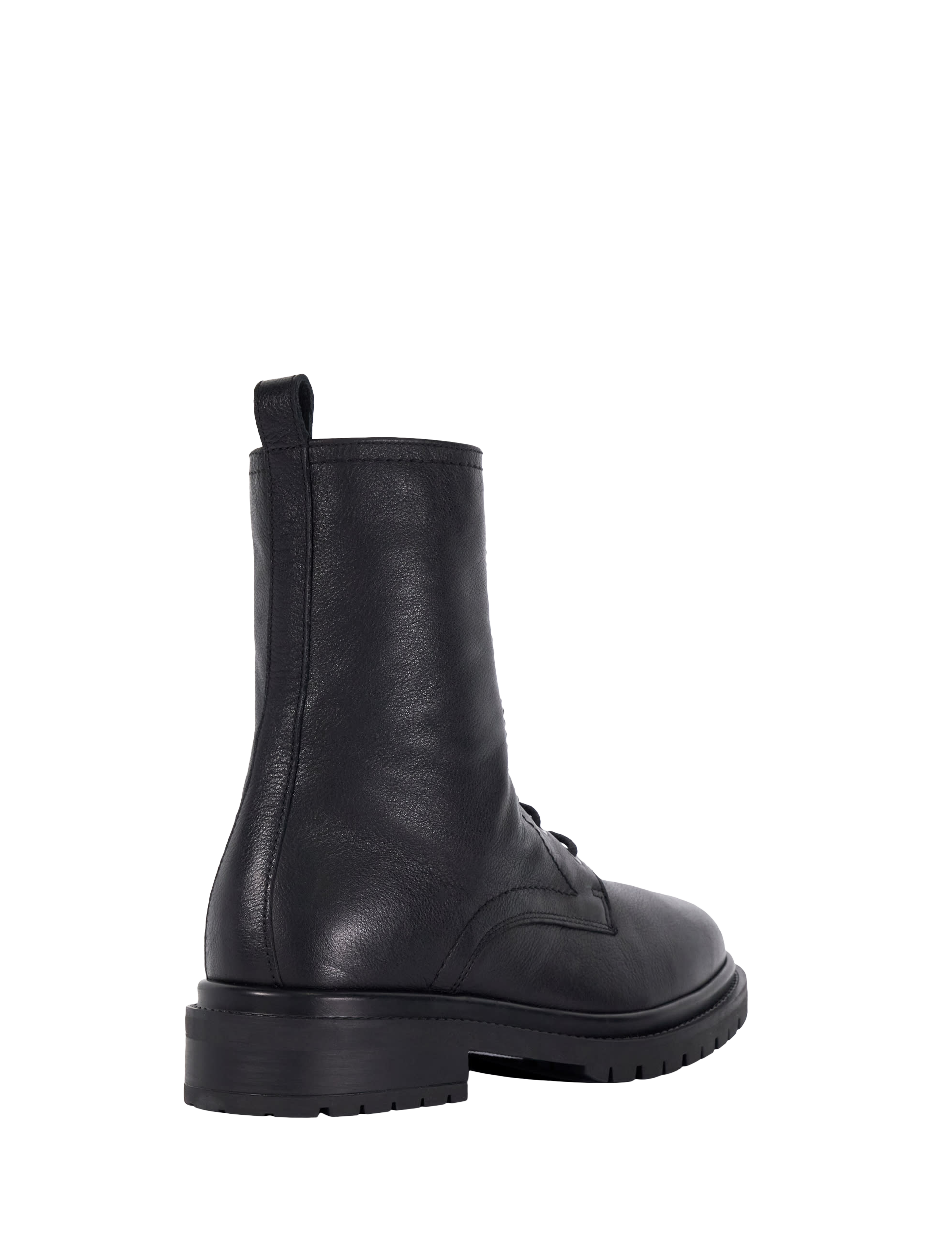Product image 4 of 6, which shows Dune London Prestonne Leather Utility Boots, Black, EU36