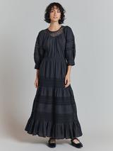 【ストライプ】Phase Eight / gloria スパンコール ミディドレス Gloria Sequin Stripe Midi Dress | Phase Eight ROW |