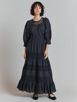 Ghost Leoni Maxi Dress, Charcoal