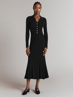 Ghost Fern Knit Dress, Black