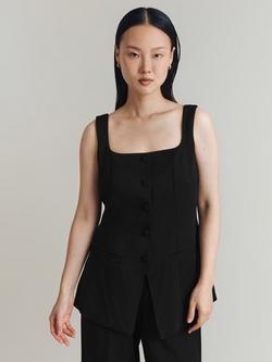 Ghost Mirabelle Waistcoat, Black - view 2, Black