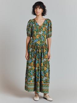 Ghost Christy Floral Maxi Dress - view 2, Green/Multi