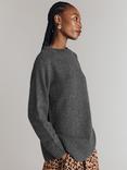 Ghost Arleen Wool Blend Jumper, Dark Grey