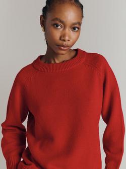 Ghost Arleen Wool Blend Jumper - view 2, Crimson