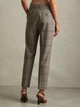 Reiss Tamy Check Trousers, Grey/Multi