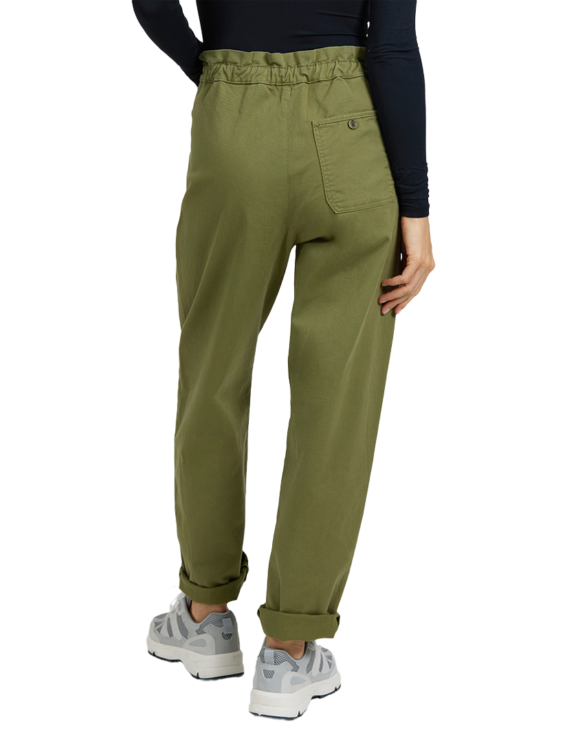 Product image 2 of 2, which shows REIKO Brady Kaki Trousers, Khaki, XS