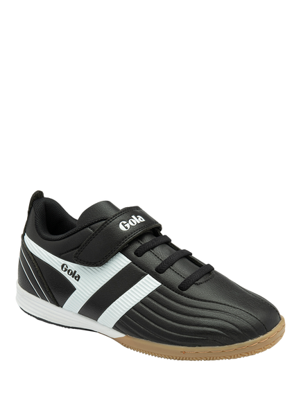 Gola Kids' Performance Super Cobra TX QF Trainers, Black/White - view 2, Black/White