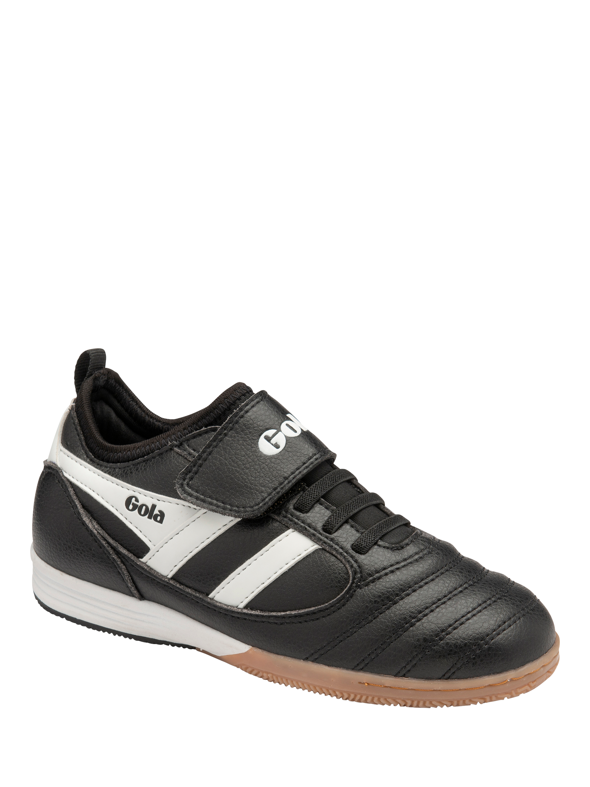 Product image 2 of 4, which shows Gola Kids' Performance Ceptor TX Football Trainers, Black/White, 9 Jnr