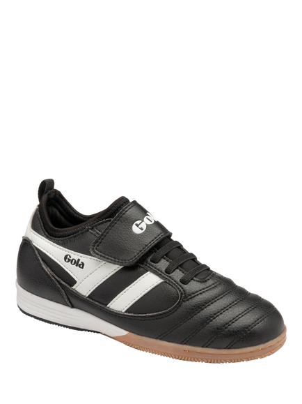 Gola Kids' Performance Ceptor TX Football Trainers, Black/White - view 2, Black/White