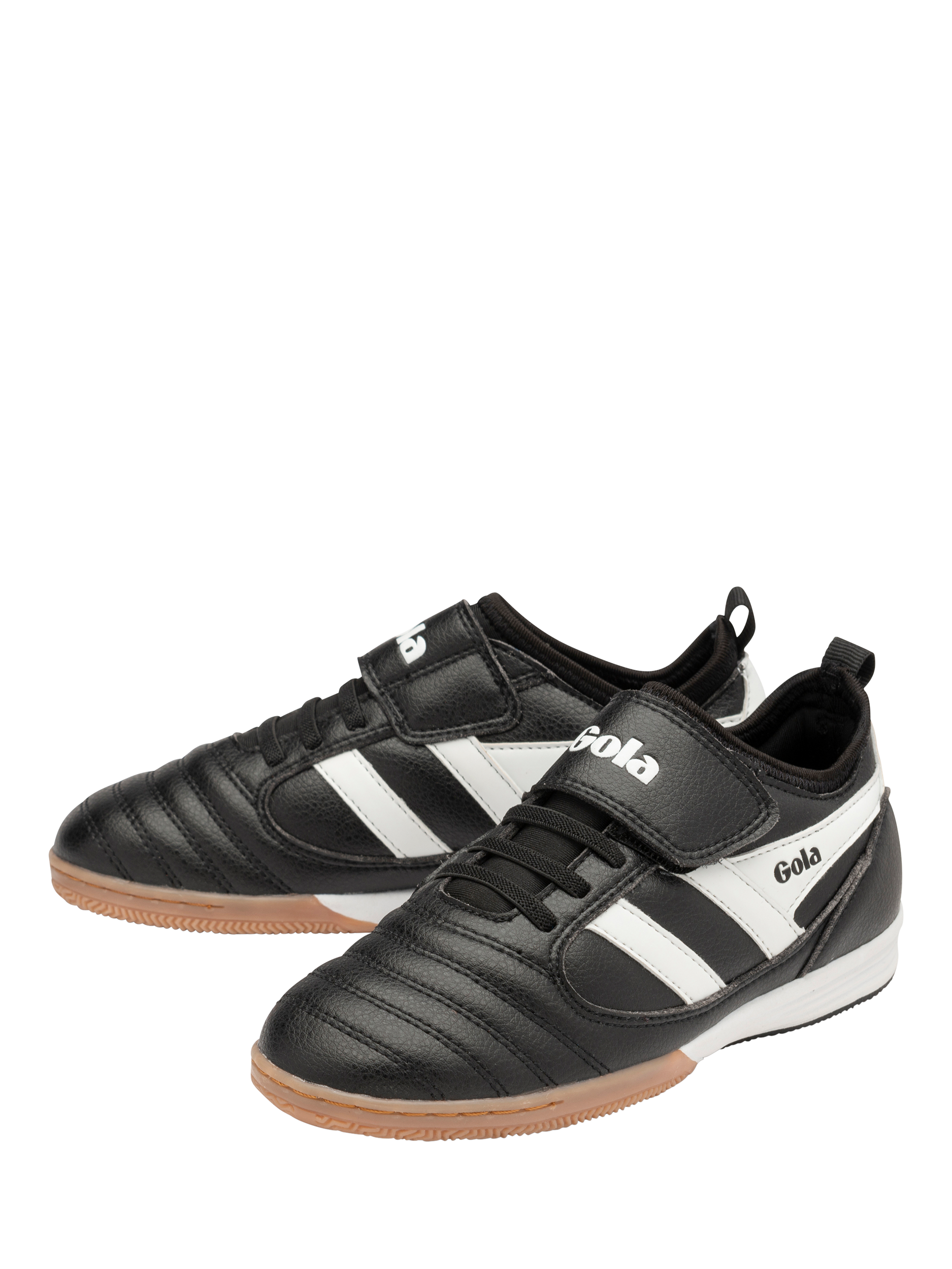 Product image 3 of 4, which shows Gola Kids' Performance Ceptor TX Football Trainers, Black/White, 9 Jnr