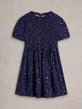 White Stuff Kids' Tilly Dress, Dark Navy