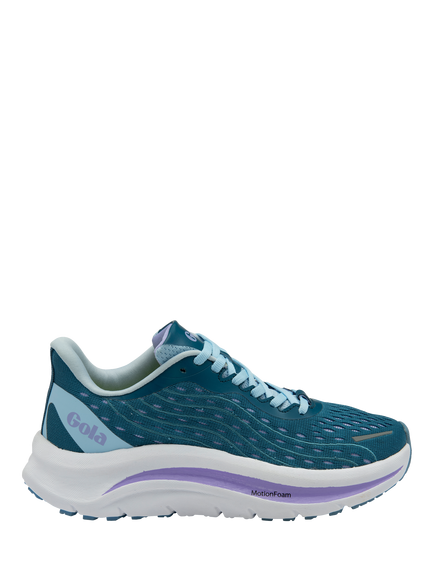 Gola Performance Alzir Speed Running Trainers, Blue/Vista Blue/Violet