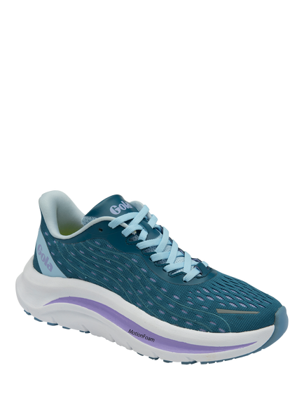 Gola Performance Alzir Speed Running Trainers - view 2, Blue/Vista Blue/Violet