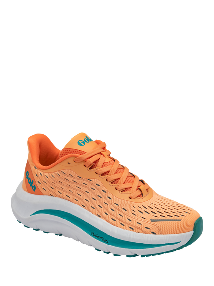 Gola Performance Alzir Speed Running Trainers - view 2, Coral/Aqua