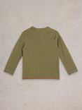 White Stuff Kids' Long Sleeve Tee, Khaki