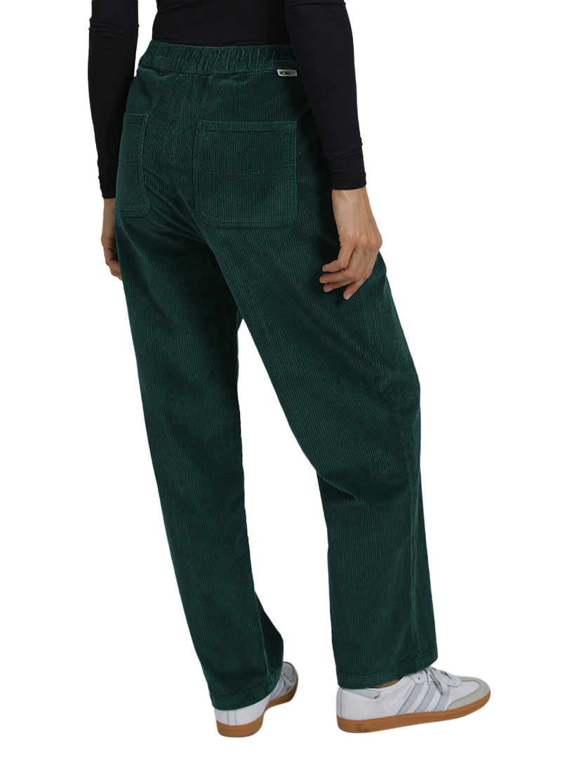 Product image 2 of 2, which shows REIKO Baltimore Velvet Trousers, Antic Green, 29