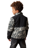 Angel & Rocket Kids' Michael Boucle Zip Through Jacket, Multi