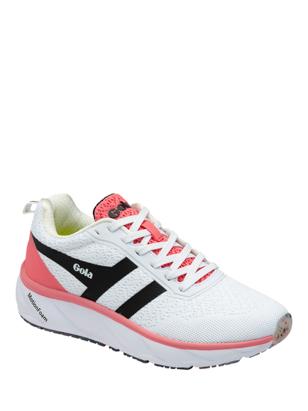 Gola Typhoon RMD Running Trainers - view 2, White/Black/Tea Rose