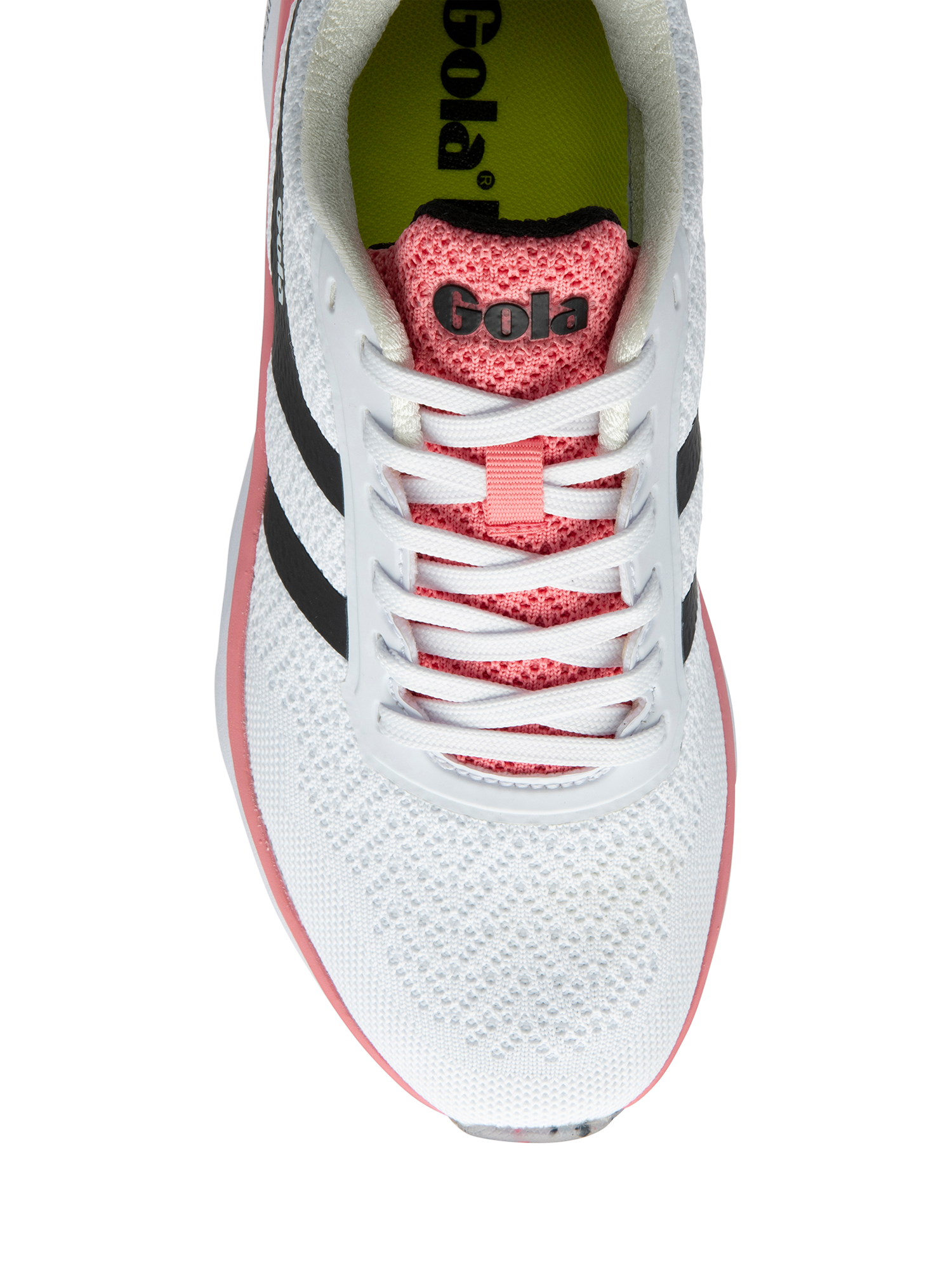 Product image 5 of 5, which shows Gola Typhoon RMD Running Trainers, White/Black/Tea Rose, 3