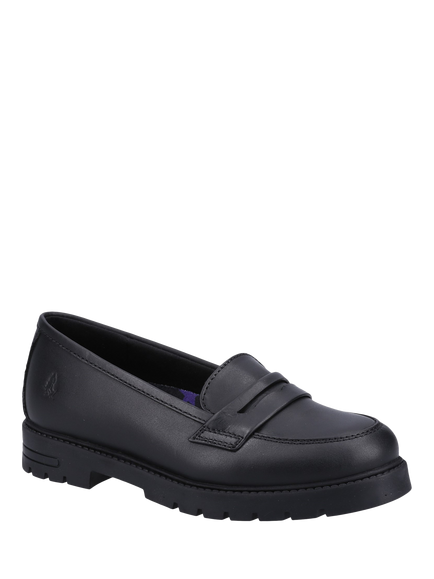Hush Puppies Kids' Hazel Senior Loafer School Shoes, Black - view 2, Black