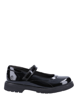 Hush Puppies Kids' Tally Junior School Shoes, Black, Black