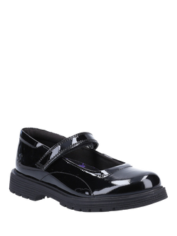 Hush Puppies Kids' Tally Junior School Shoes, Black - view 2, Black