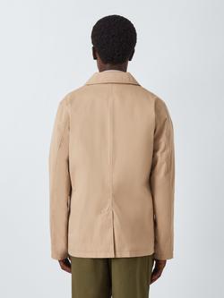 John Lewis Cotton Blend Peacoat - view 2, Cornstalk