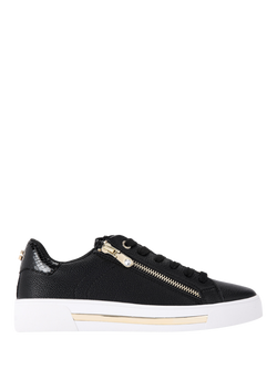 Carvela Diamond Zip Trainers, Black