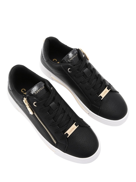 Carvela Diamond Zip Trainers - view 2, Black