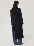Jigsaw Double Breasted Wool Rich Coat