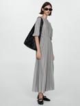 Mango Melange Jersey Maxi Dress, Grey