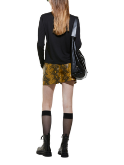 SISLEY Crew Neck Long Sleeve Top - view 2, Black