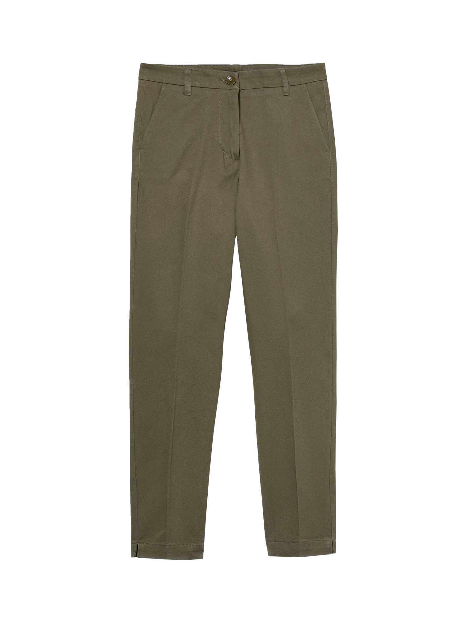 Product image 5 of 5, which shows SISLEY Slim Fit Chino Trousers, Olive Green, 14
