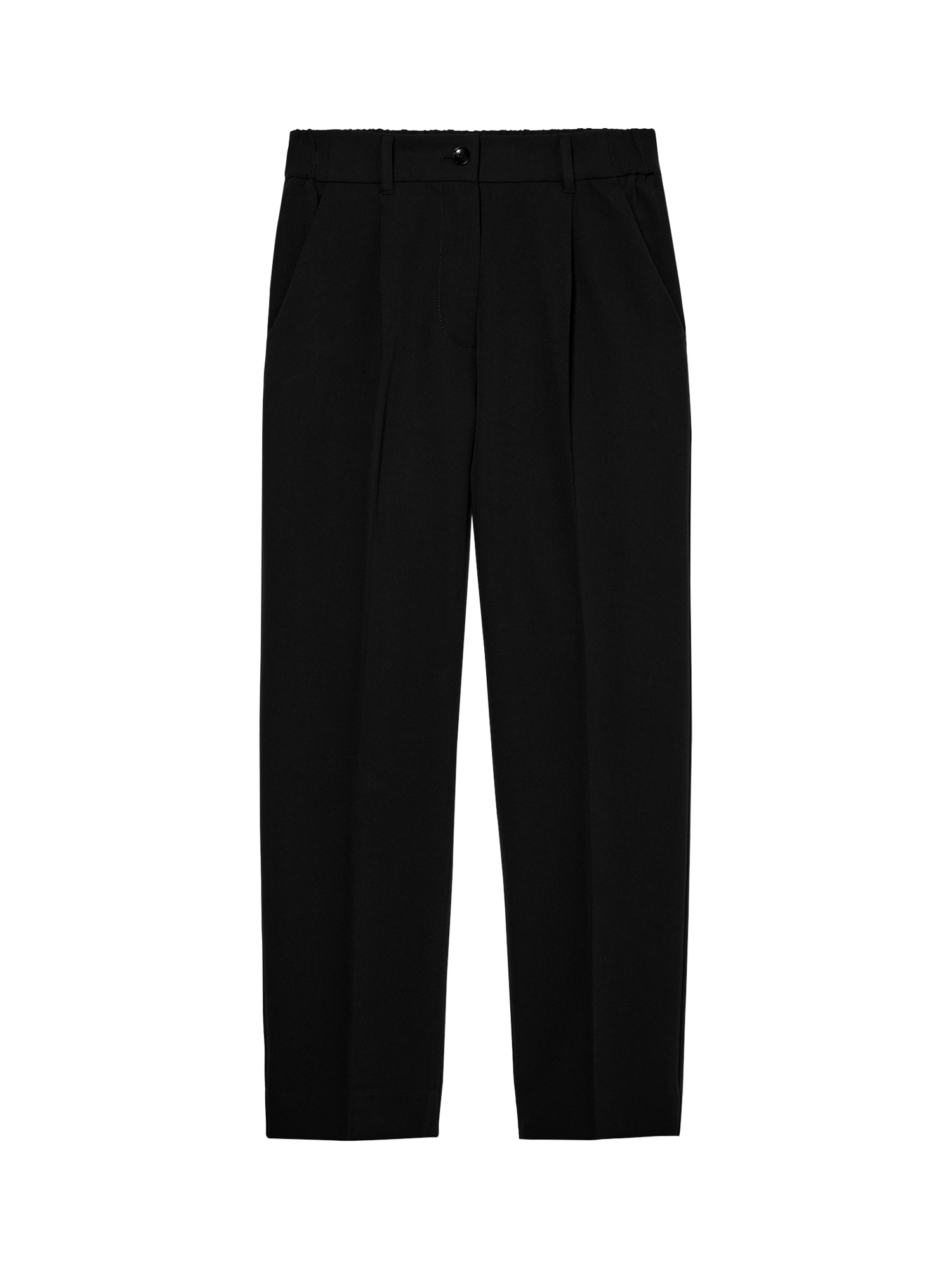 Product image 5 of 5, which shows SISLEY Front Pleat Trousers, Black, 8