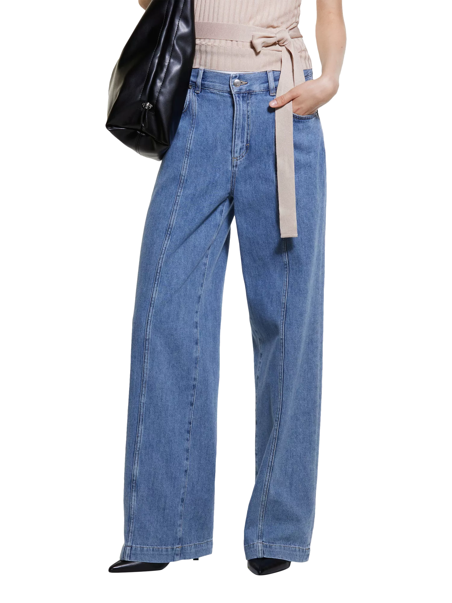 SISLEY Wide Fit Jeans Blue